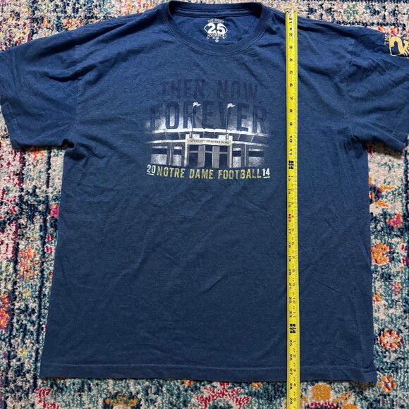 The Shirt 25 Years Men's University of Notre Dame Football TShirt Sz XL Lot of 2 - Picture 9 of 10